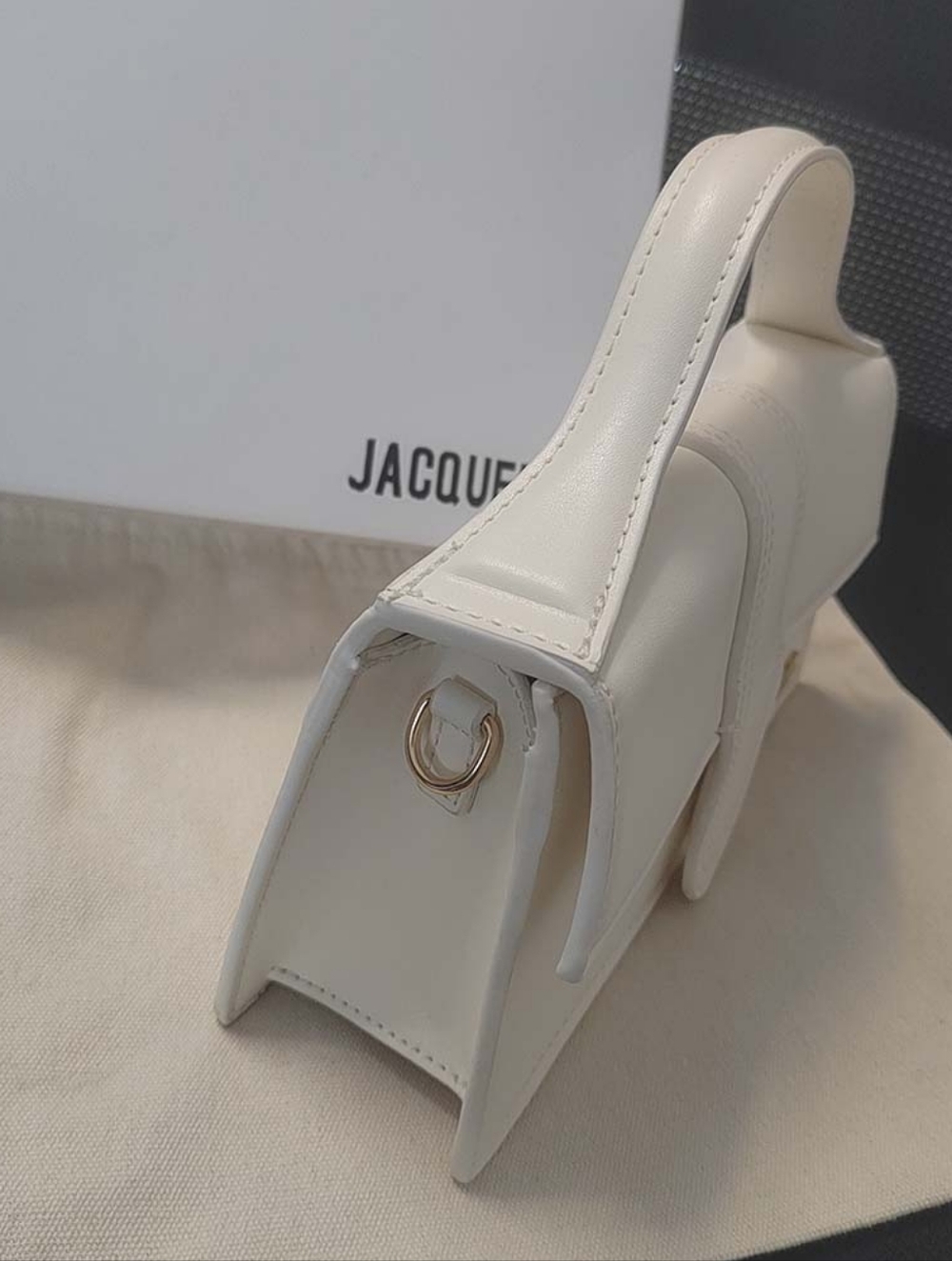 Jacquemus Le Bambino White Handbag Crossbody - Picture 3 of 9